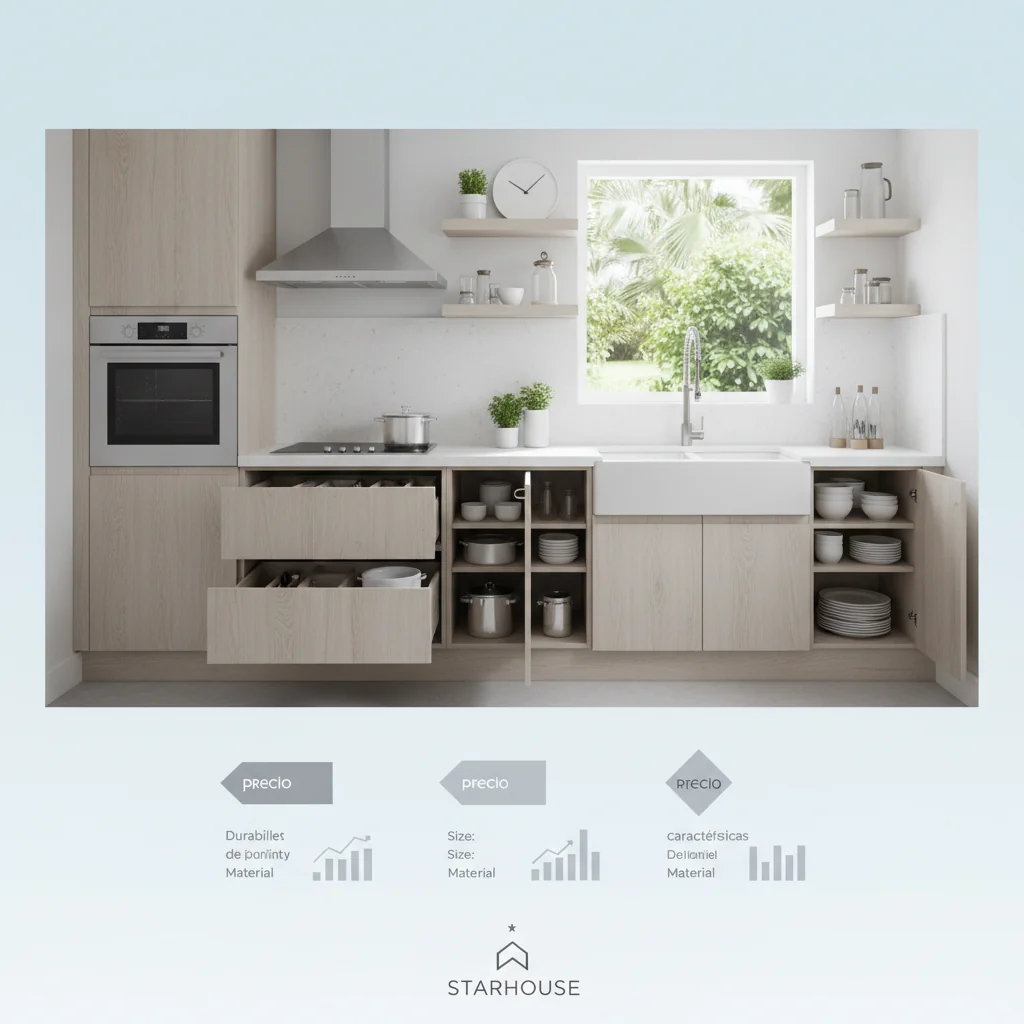 muebles para cocina precio características y ventajas
