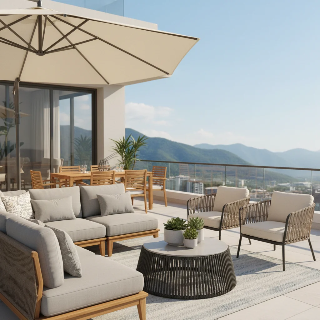 muebles para la terraza cómo elegir