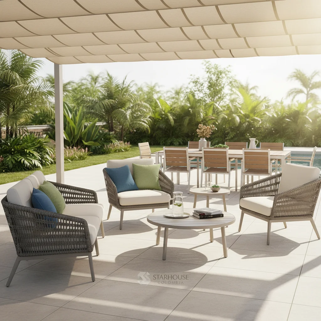 muebles para la terraza características y ventajas