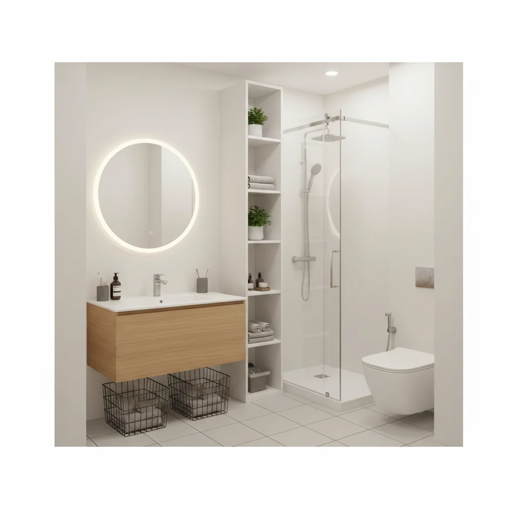 muebles para pequeños espacios baño cómo elegir