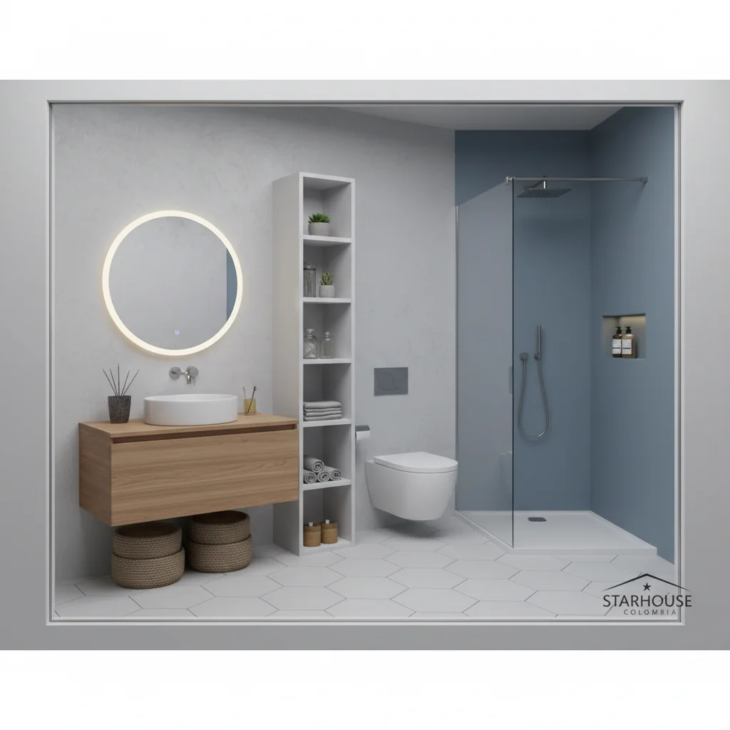 muebles para pequeños espacios baño características y ventajas