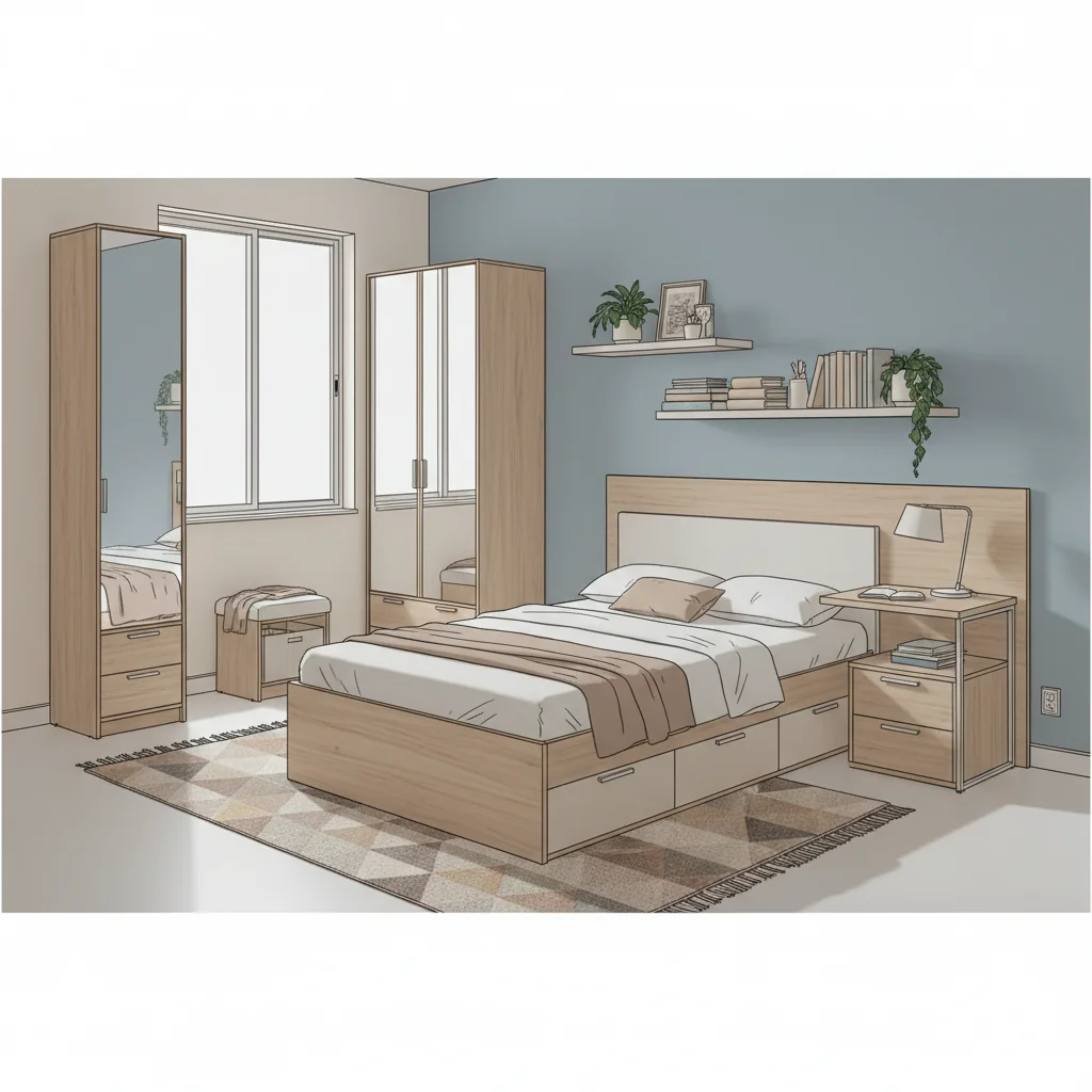muebles para pequeños espacios dormitorio cómo elegir