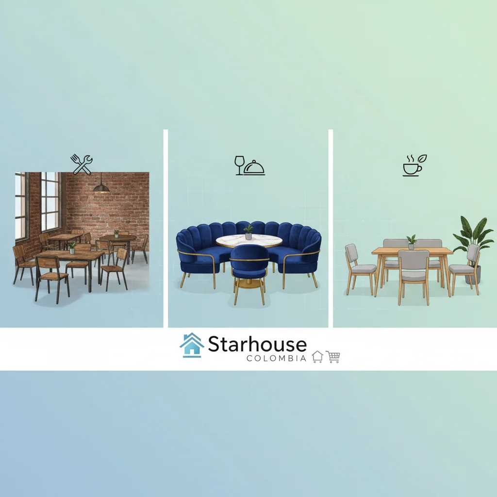 muebles para restaurante cómo elegir