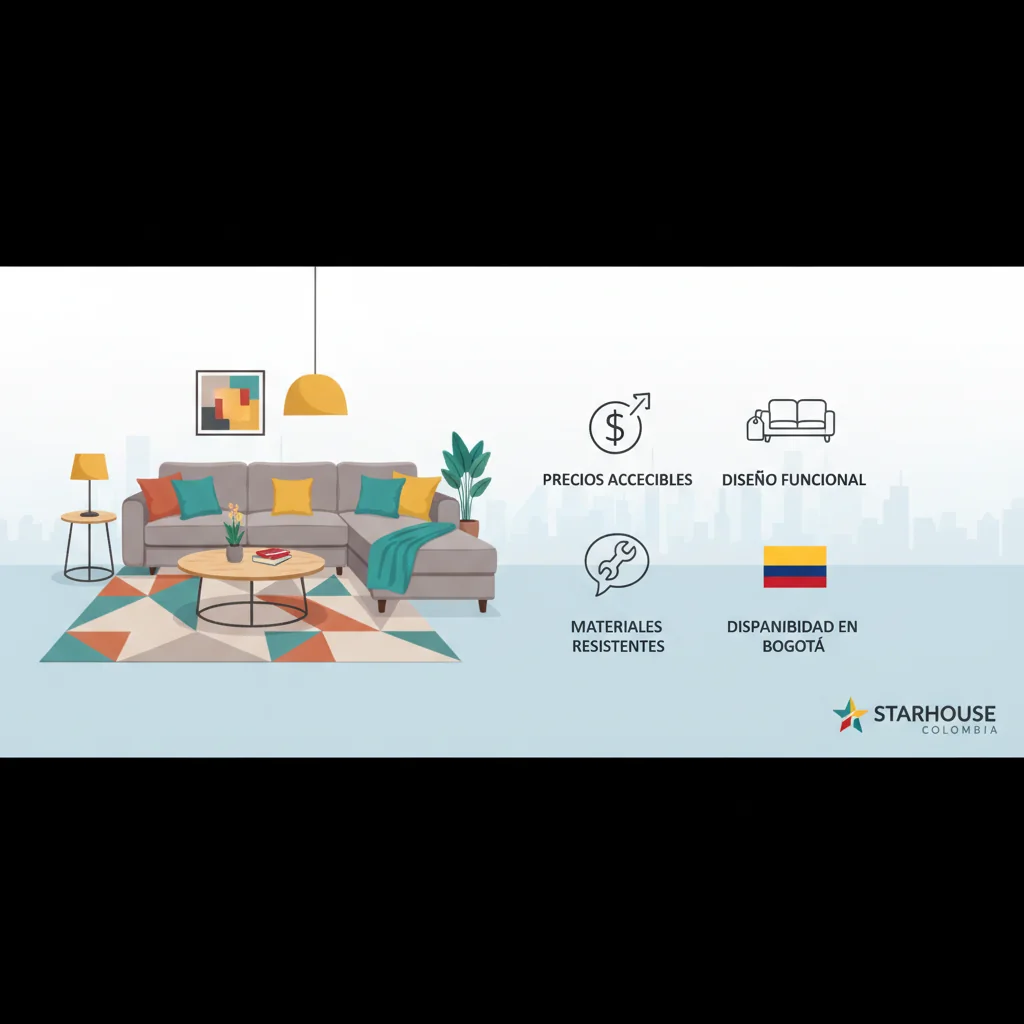 muebles para sala baratos bogotá características y ventajas