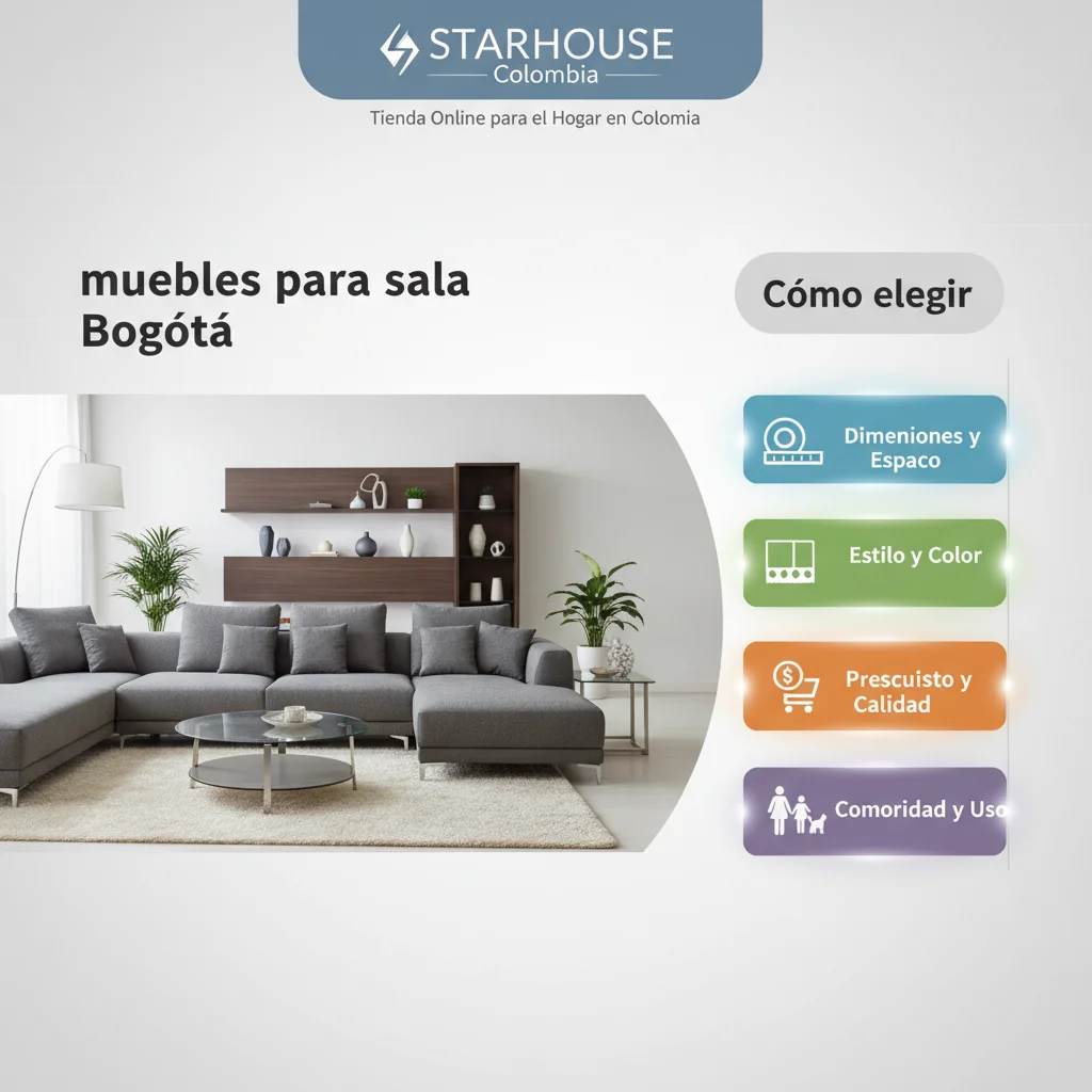 muebles para sala bogotá cómo elegir