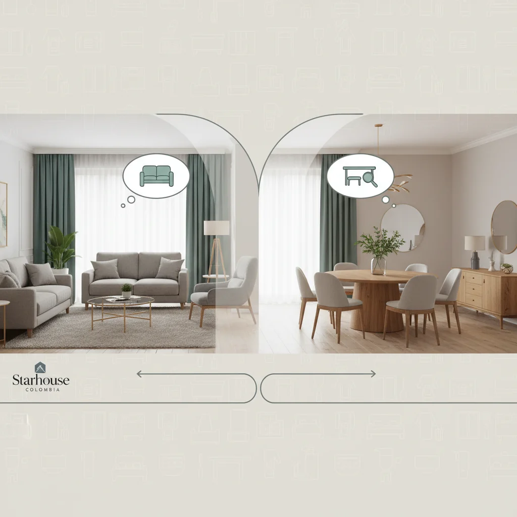 muebles para sala de comedor cómo elegir
