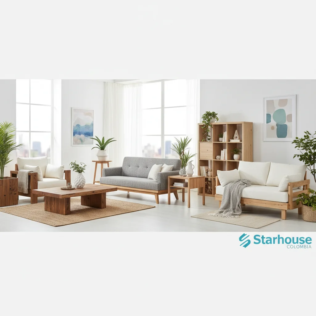 muebles para sala en madera precio características y ventajas