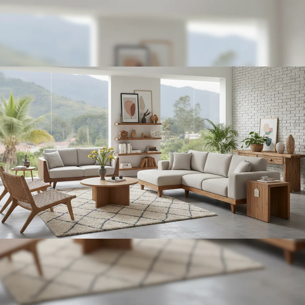 muebles para sala madera cómo elegir