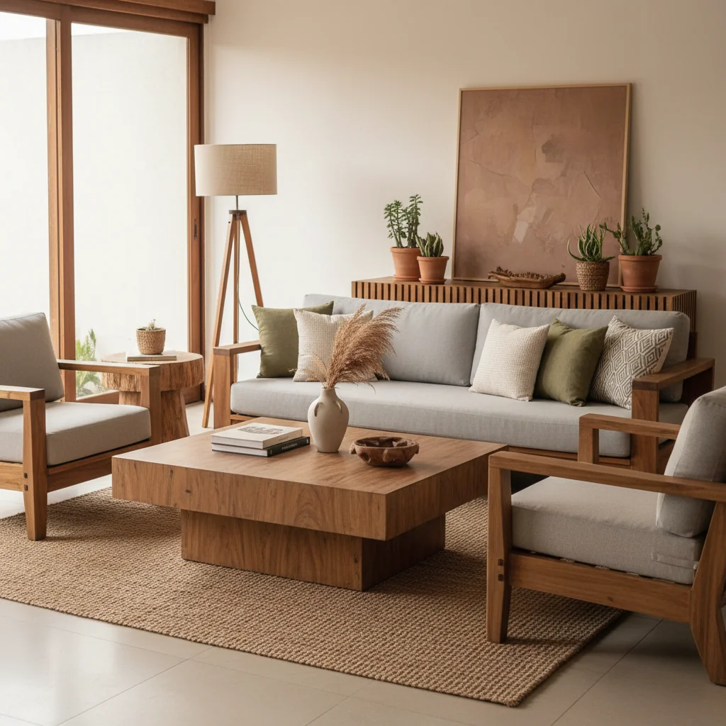 muebles para sala madera — pisos y revestimientos en Colombia | Starhouse