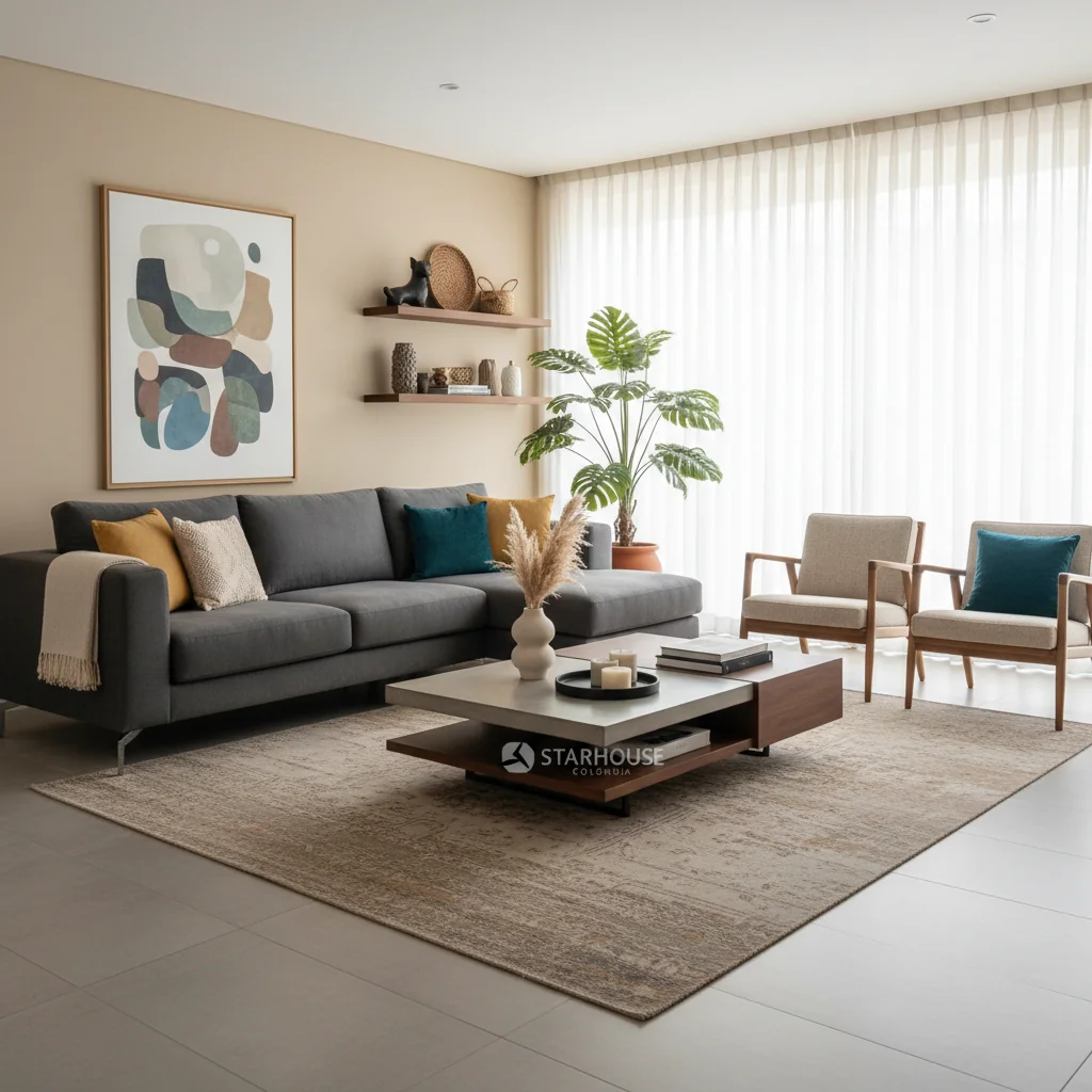 muebles para sala modernos en colombia — pisos y revestimientos en Colombia | Starhouse