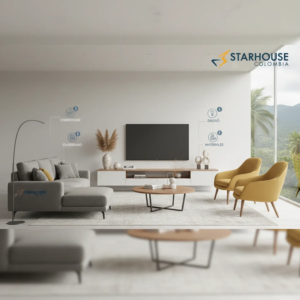 muebles para sala precio colombia características y ventajas