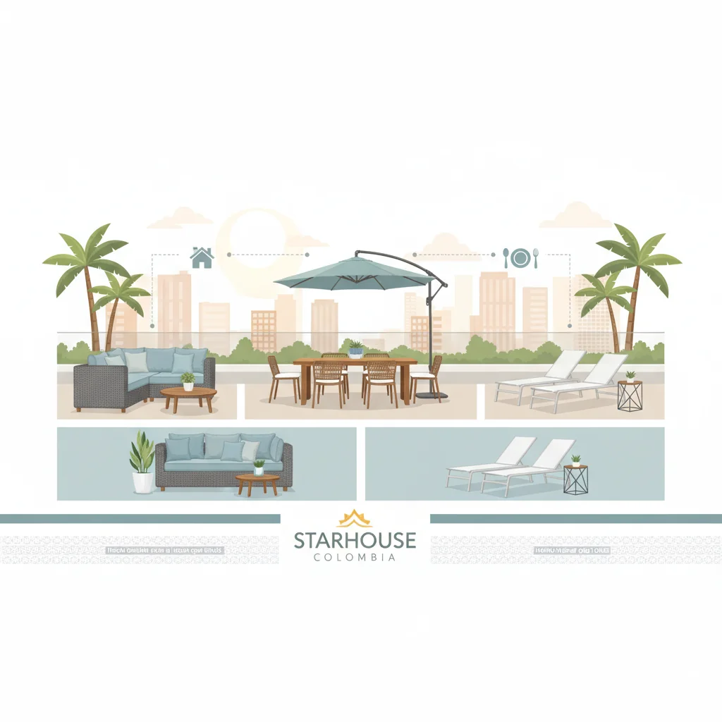muebles para terraza cómo elegir