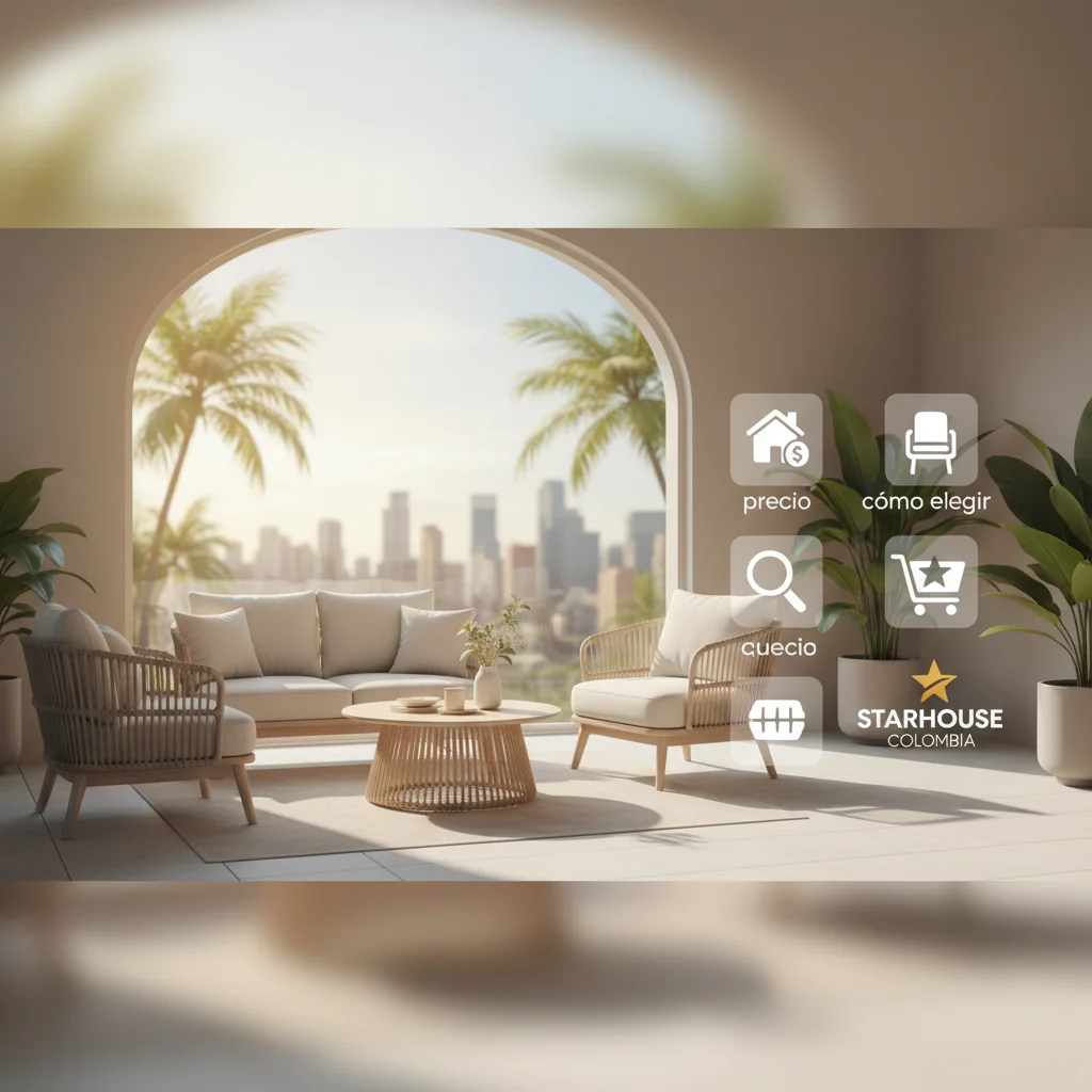 muebles para terraza precio colombia cómo elegir