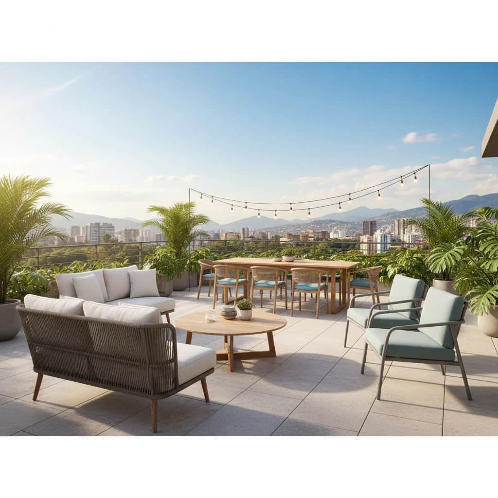 muebles para terraza precio colombia características y ventajas