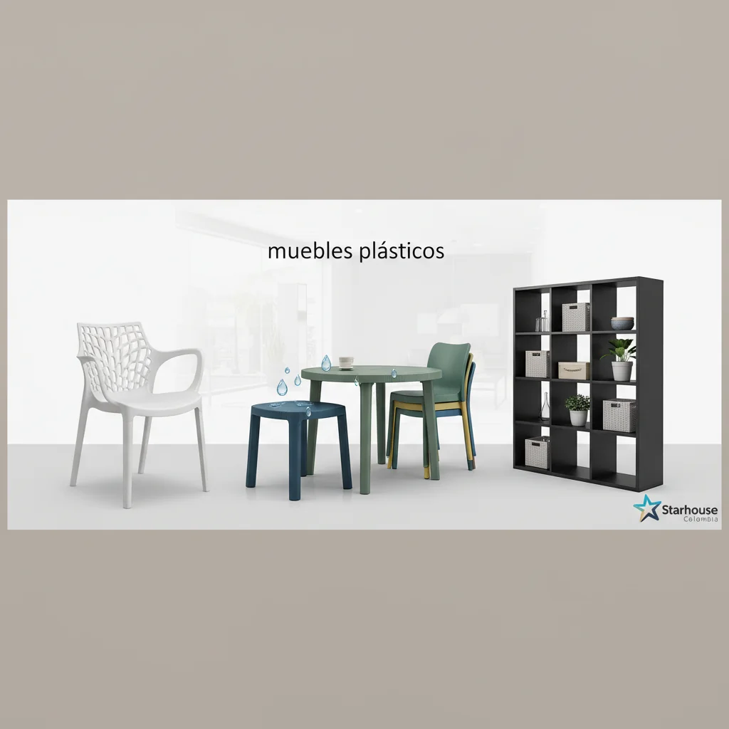 muebles plasticos características y ventajas
