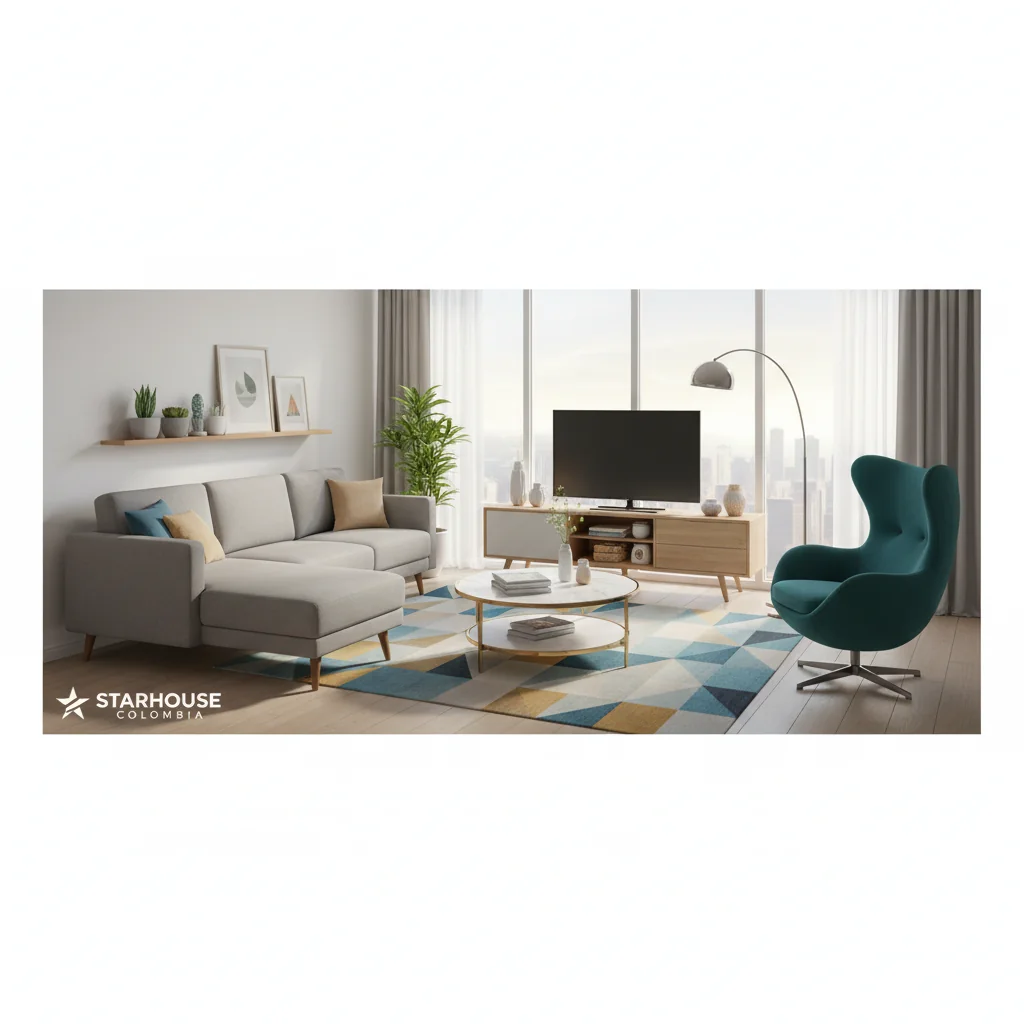 muebles sala pequeña cómo elegir