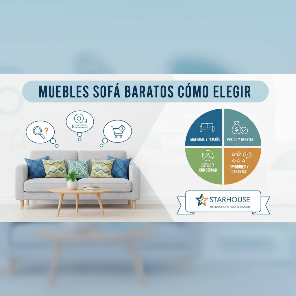 muebles sofa baratos cómo elegir