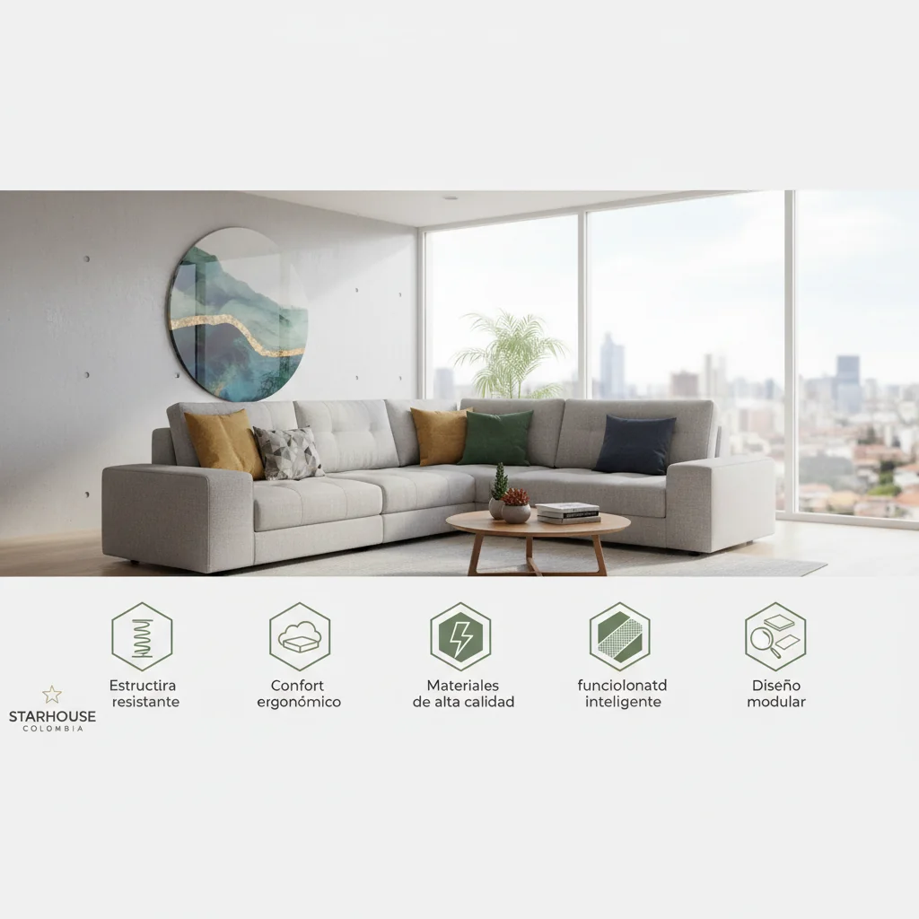 muebles sofa modernos características y ventajas