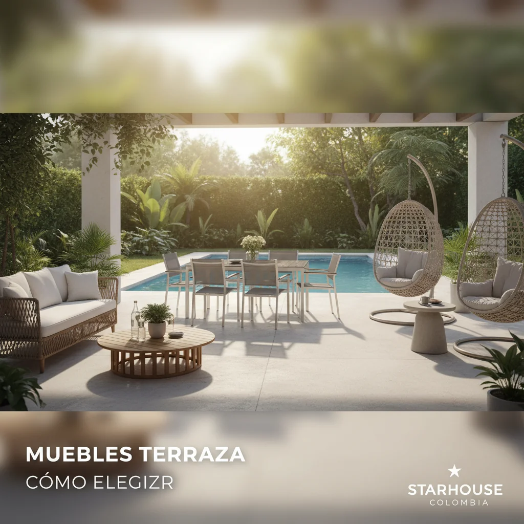 muebles terraza cómo elegir