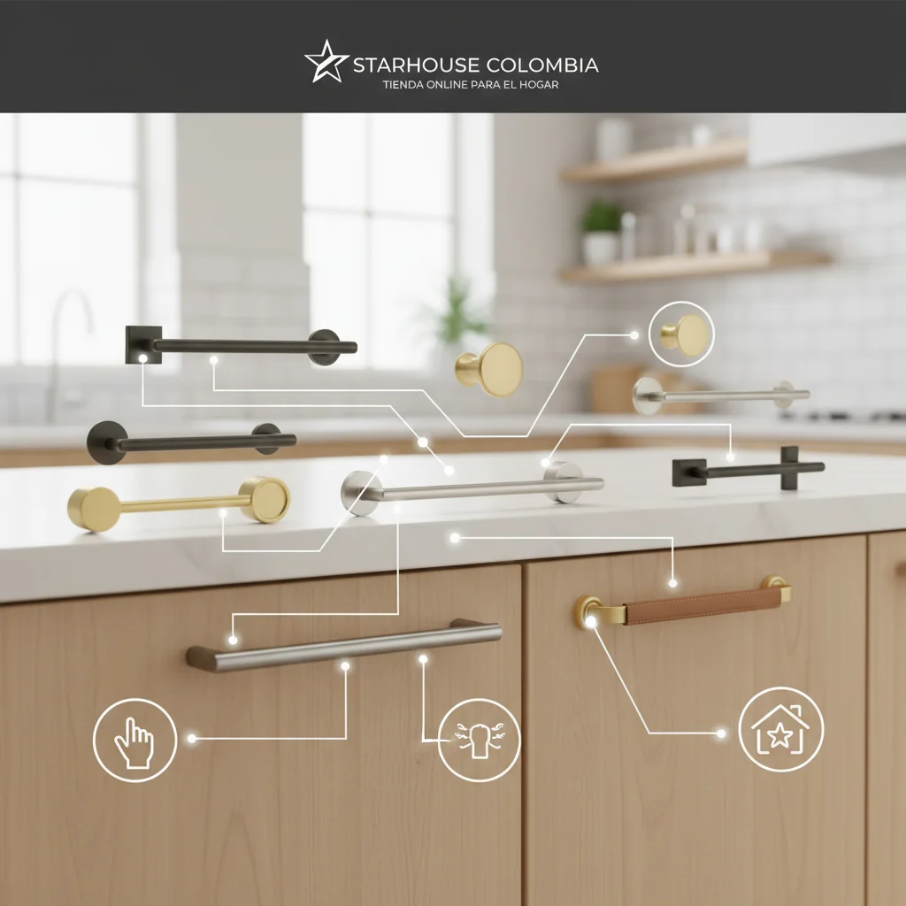 para que sirven las manijas para muebles de cocina características y ventajas