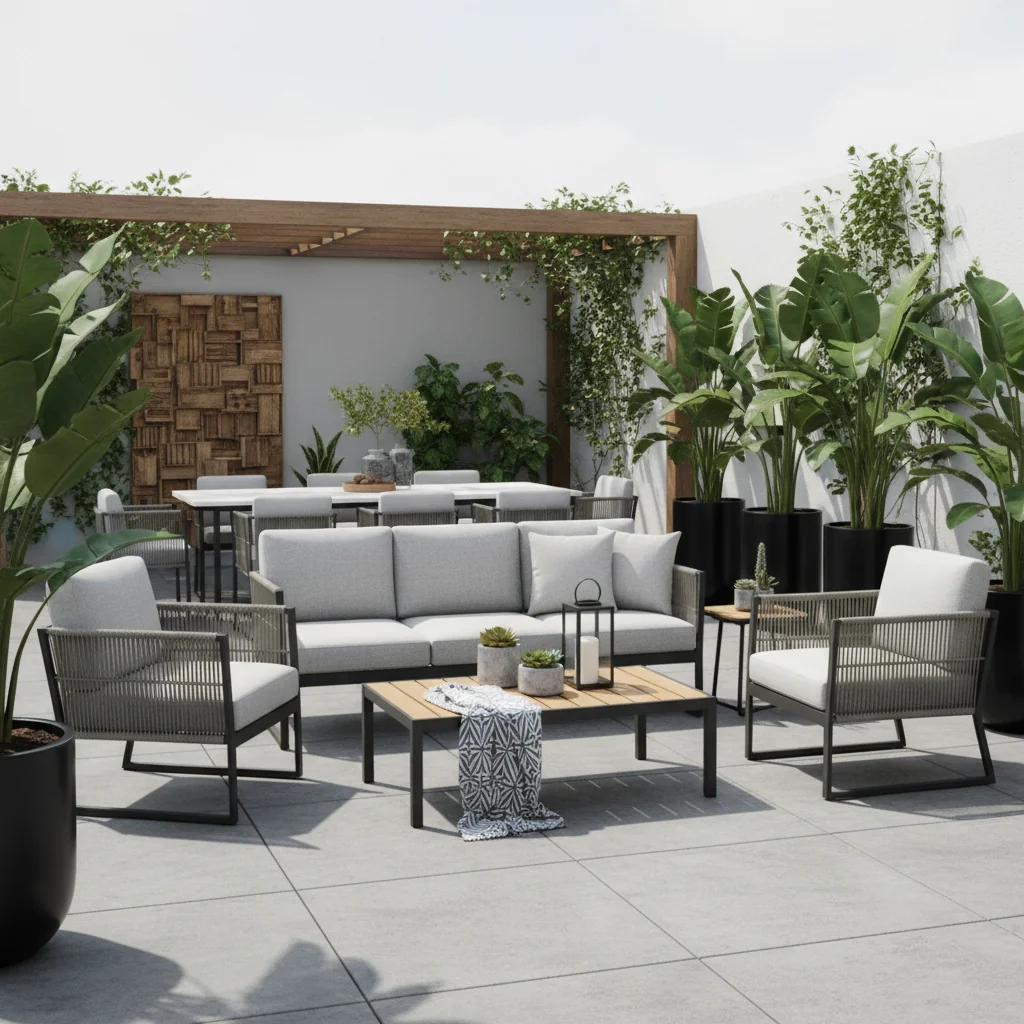 patio para muebles modernos — pisos y revestimientos en Colombia | Starhouse