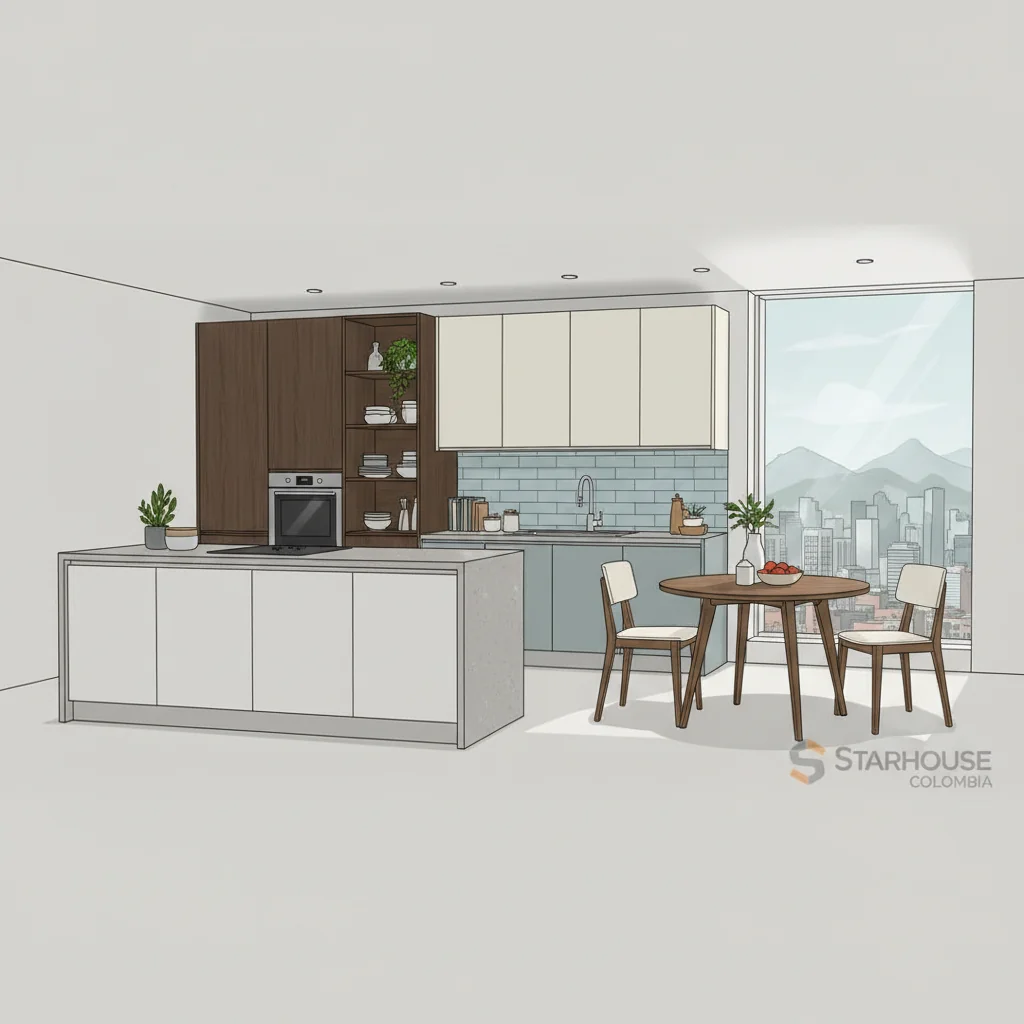 precios de muebles de cocina bogotá características y ventajas