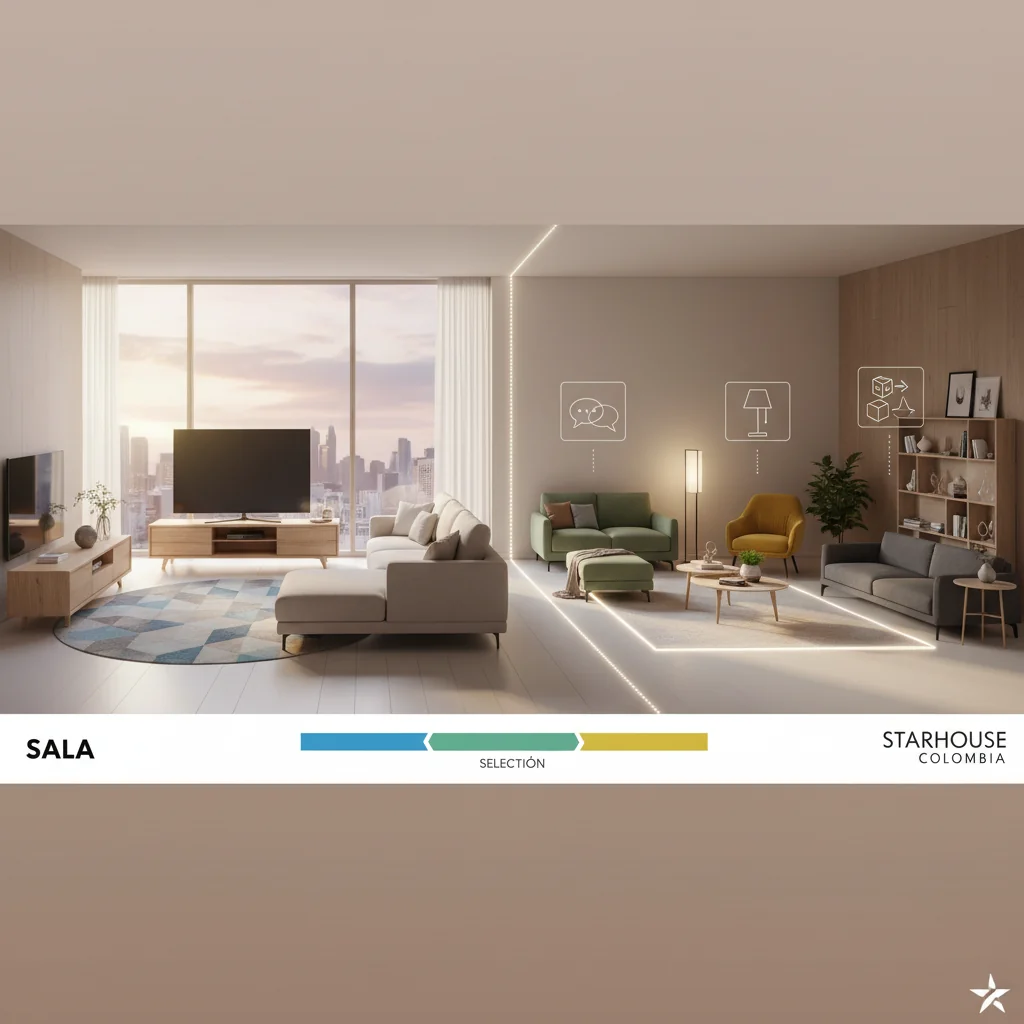 sala muebles cómo elegir