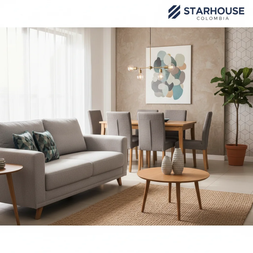 sala y comedor muebles baratos — pisos y revestimientos en Colombia | Starhouse
