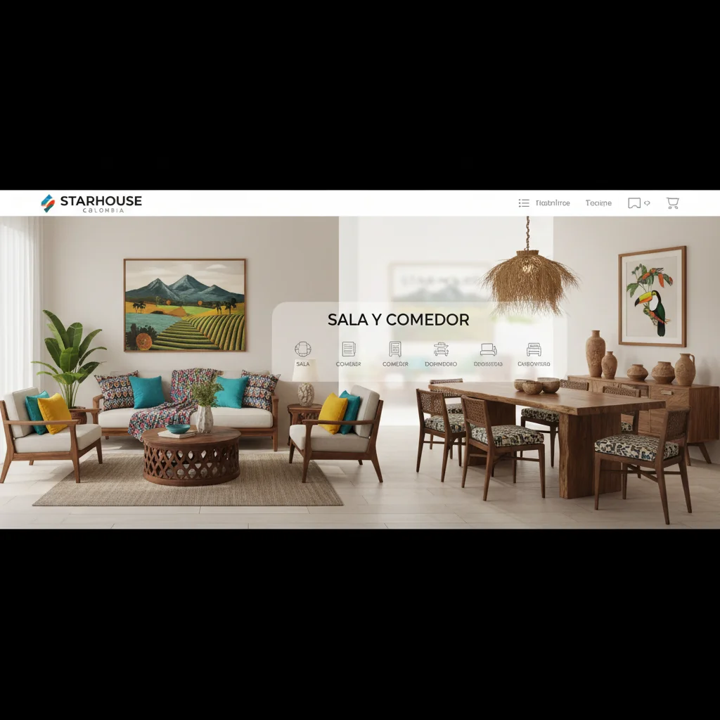 sala y comedor muebles colombia características y ventajas