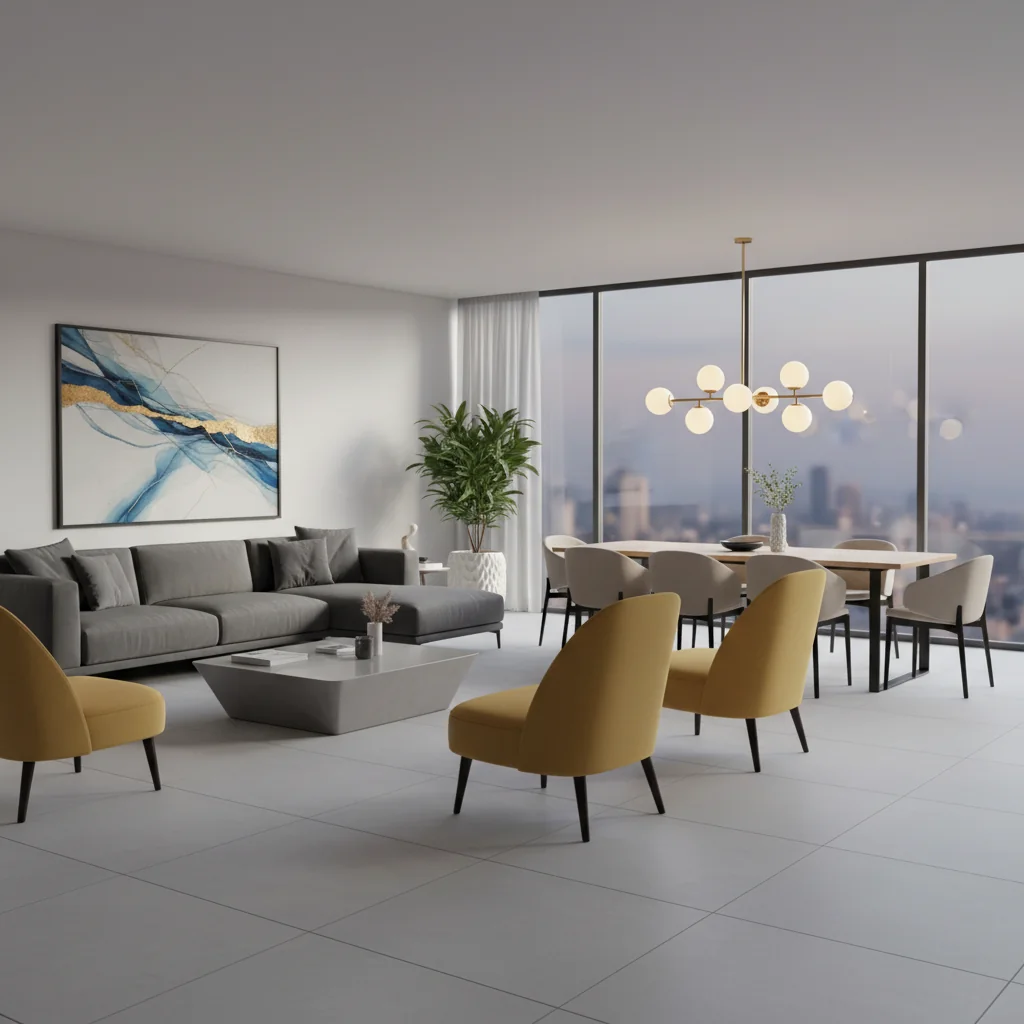 sala y comedor muebles modernos cómo elegir
