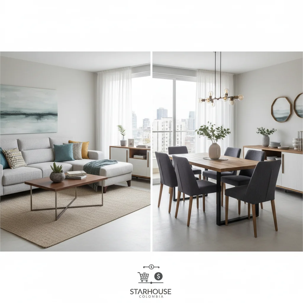 sala y comedor muebles precio cómo elegir