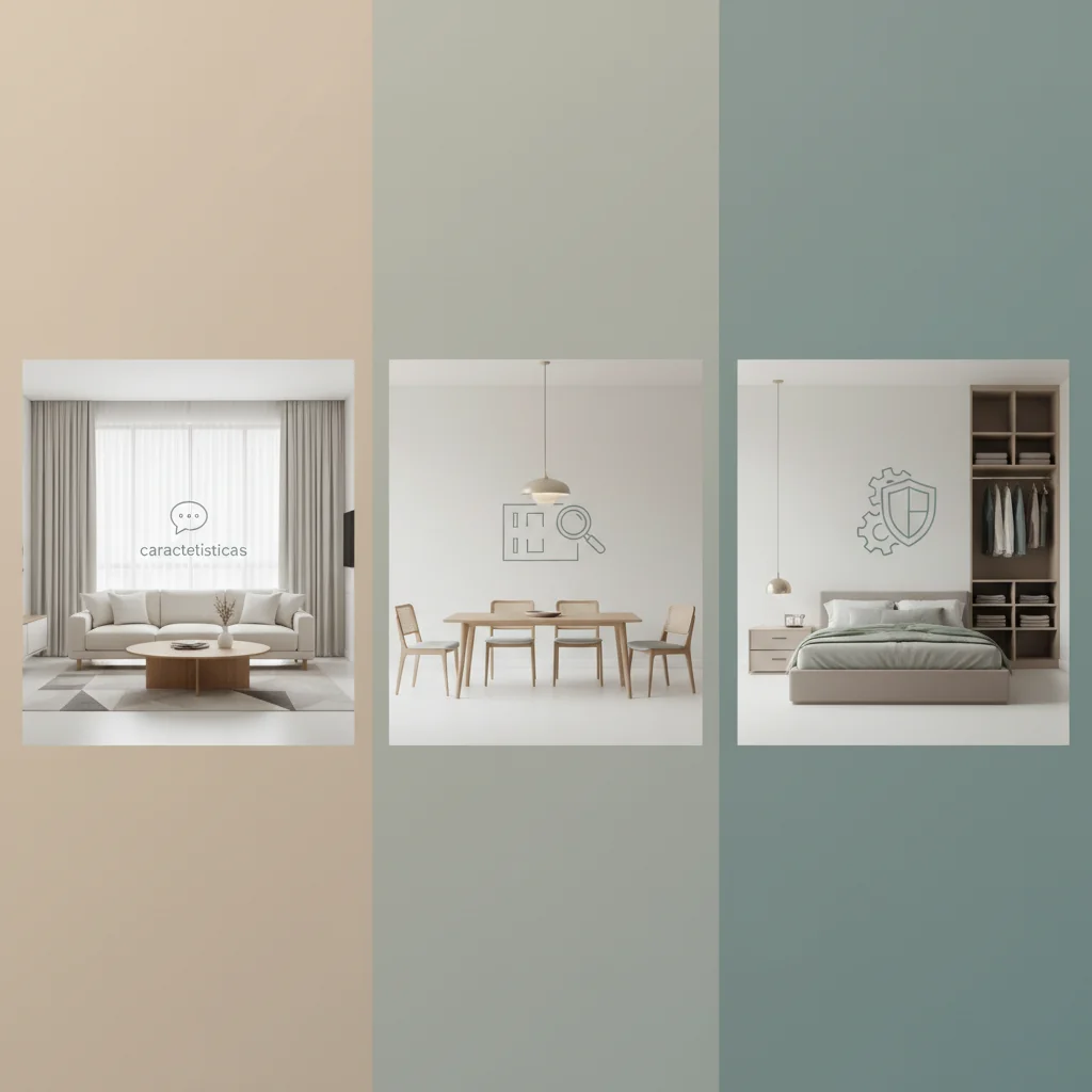 select muebles características y ventajas
