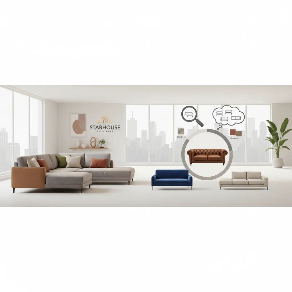 sofa muebles sala cómo elegir