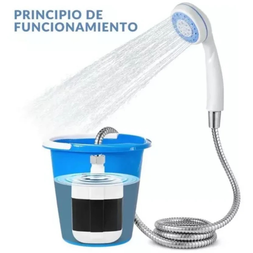 DUCHA PORTÁTIL ELÉCTRICA RECARGABLE - Imagen 4