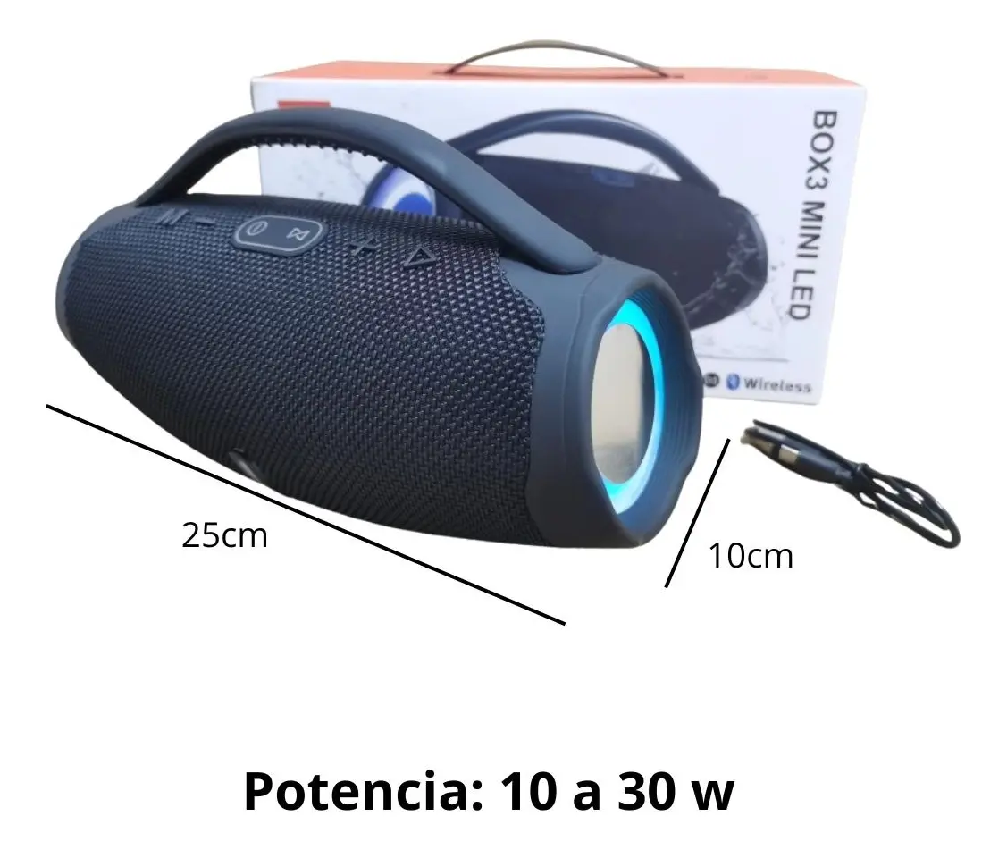 Parlante Boombox 3 Mini LED 1.1 - Imagen 3