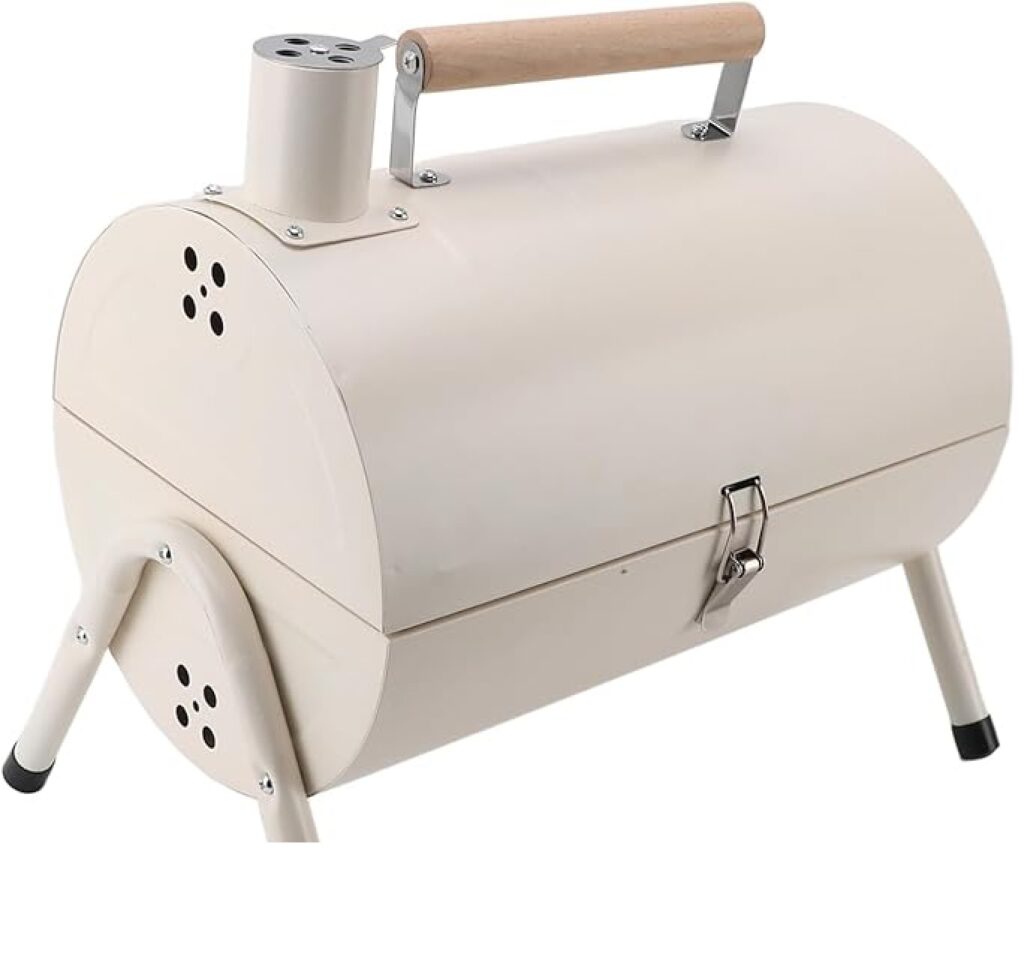 Parrilla De Carbón Portátil Con Cubierta - Imagen 3