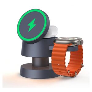Cargador Inalámbrico 4 En 1 De 15 W