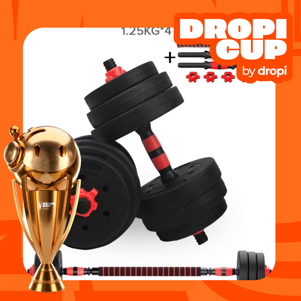 MANCUERNAS 20 KG BARRA DROPI CUP - Imagen 2