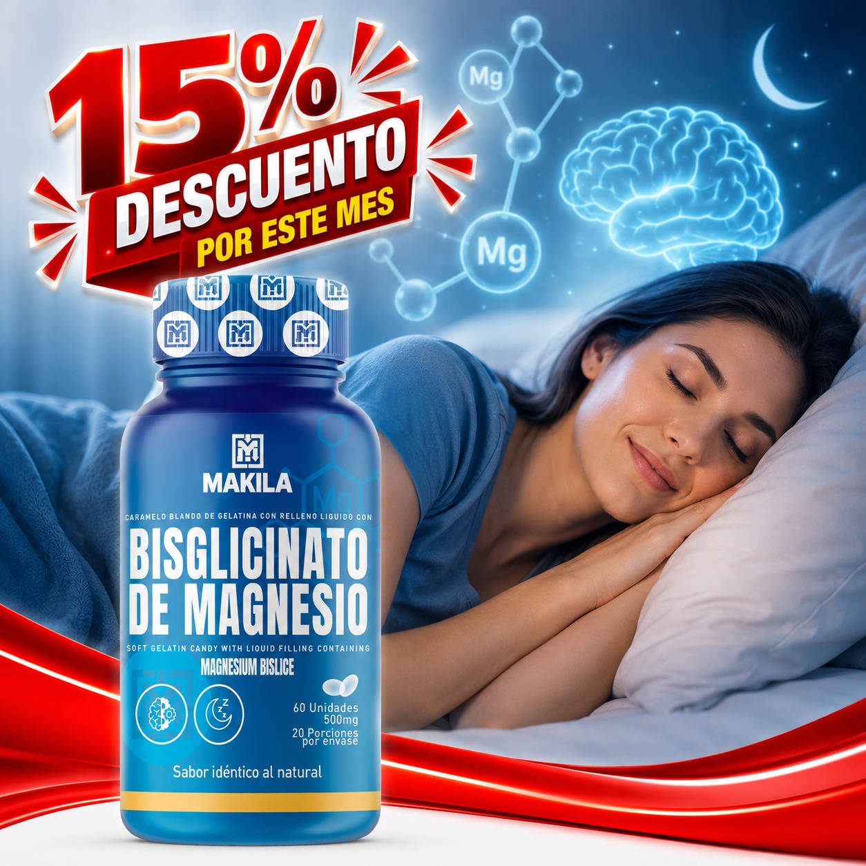 BISGLICINATO DE MAGNESIO - Imagen 1