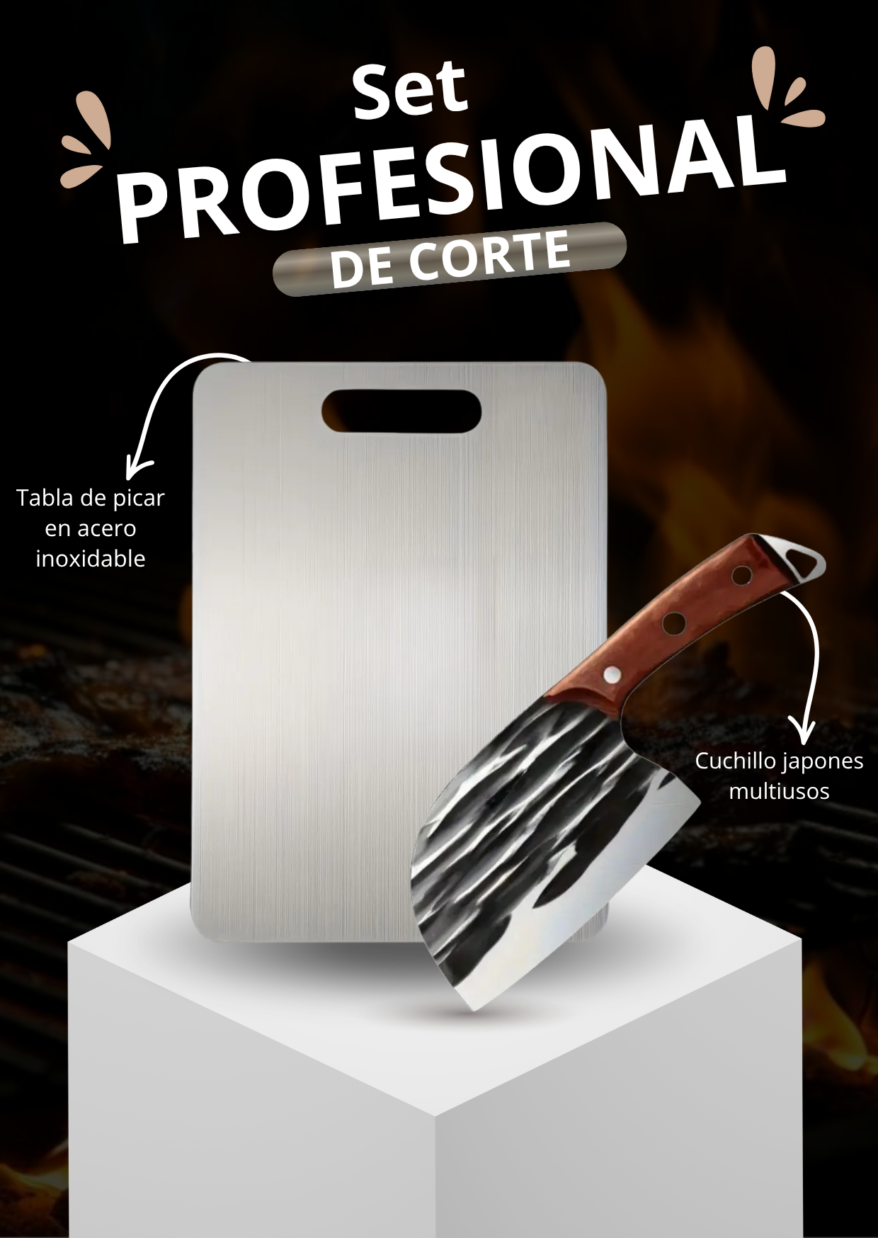 COMBO TABLA + CUCHILLO - Imagen 1
