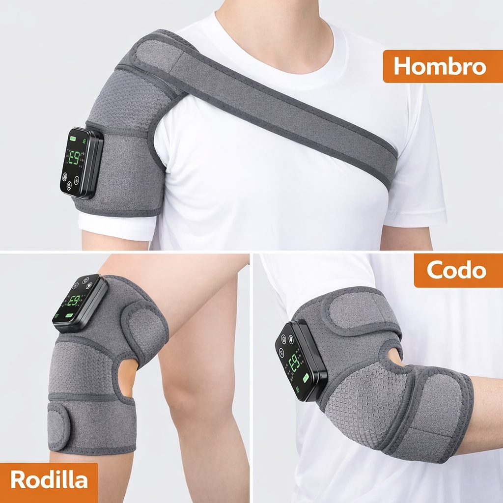 Masajeador Rodilla Térmico Vibración - Imagen 3