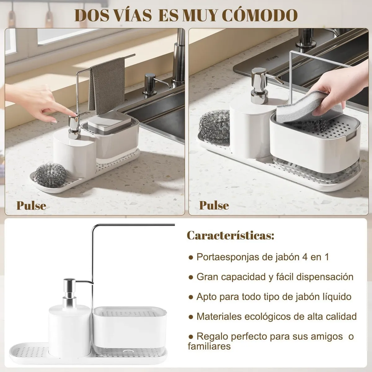 Organizador de Fregadero 4 en 1 🧴🌟 - Imagen 3