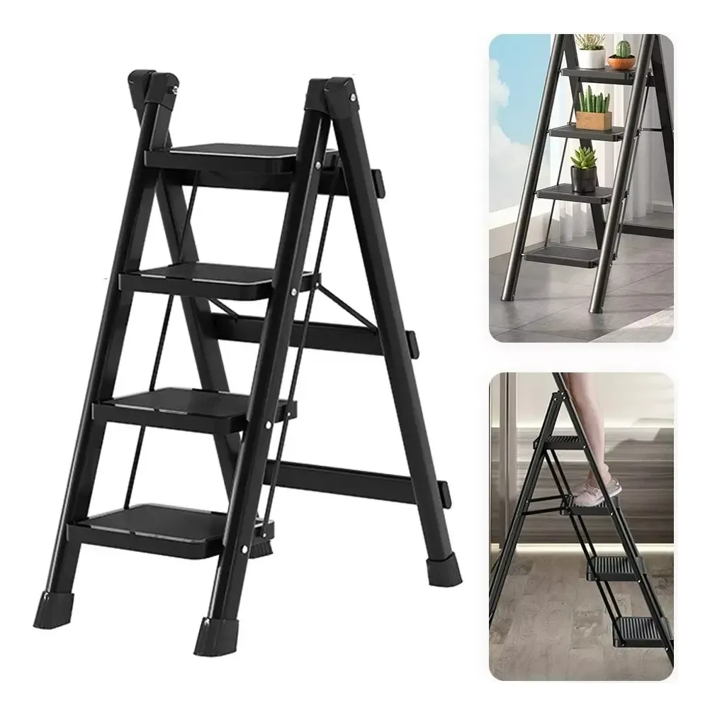 Escalera Plegable 4 Pasos Resistente - Imagen 6