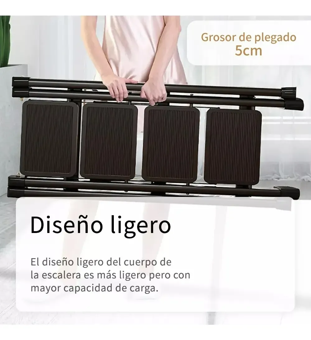 Escalera Plegable 4 Pasos Resistente - Imagen 5