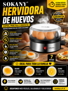 HERVIDOR DE HUEVOS SOKANY