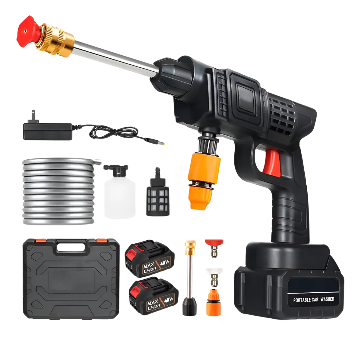 HIDROLAVADORA PORTATIL DOBLE BATERIA - Imagen 1