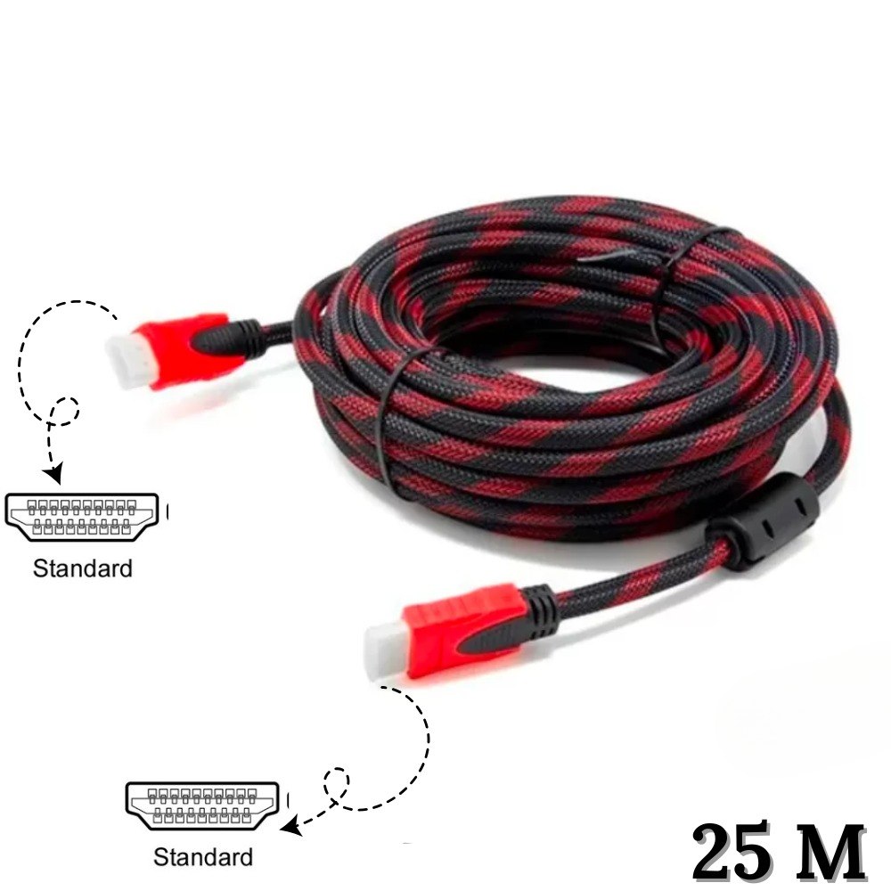 Cable Hdmi A Hdmi 25 Metros Doble Filtro - Imagen 1