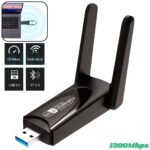 Adaptador Receptor Antena WiFi 1300Mbps