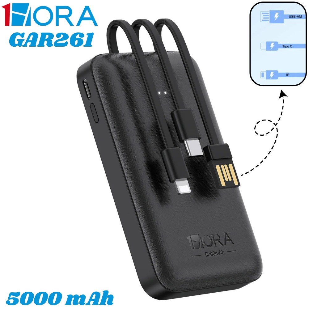 Power Bank Bateria 5000 Mah Gar261 - Imagen 1
