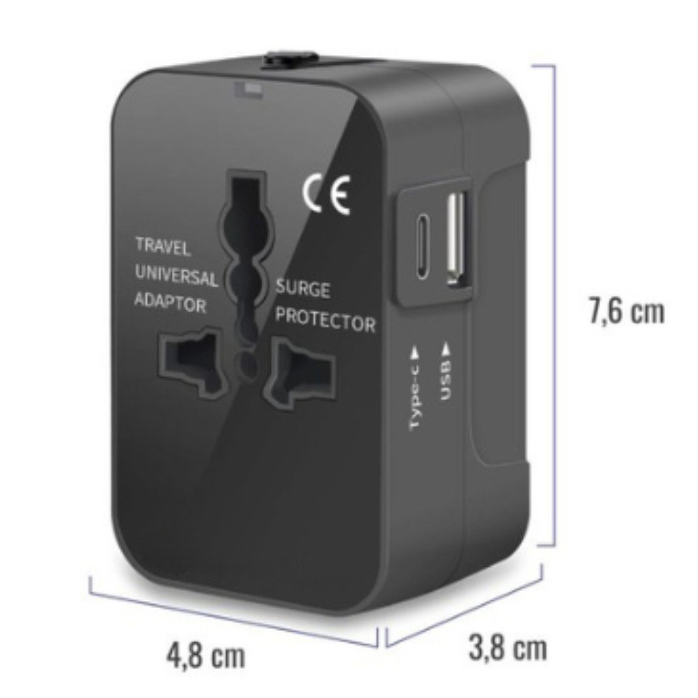 Adaptador Viajero Convertidor Universal - Imagen 4
